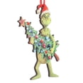 thumbnail image 3 of Decoración navideña, colgante de monstruo de pelo verde, adorno navideño, colgante de monstruo verde, calidad superior, 3 of 13