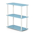 thumbnail image 1 of Furinno Turn-N-Tube Organisateur de Rangement Présentoir à 3 Niveaux, Bleu Pâle/blanc, 1 of 6