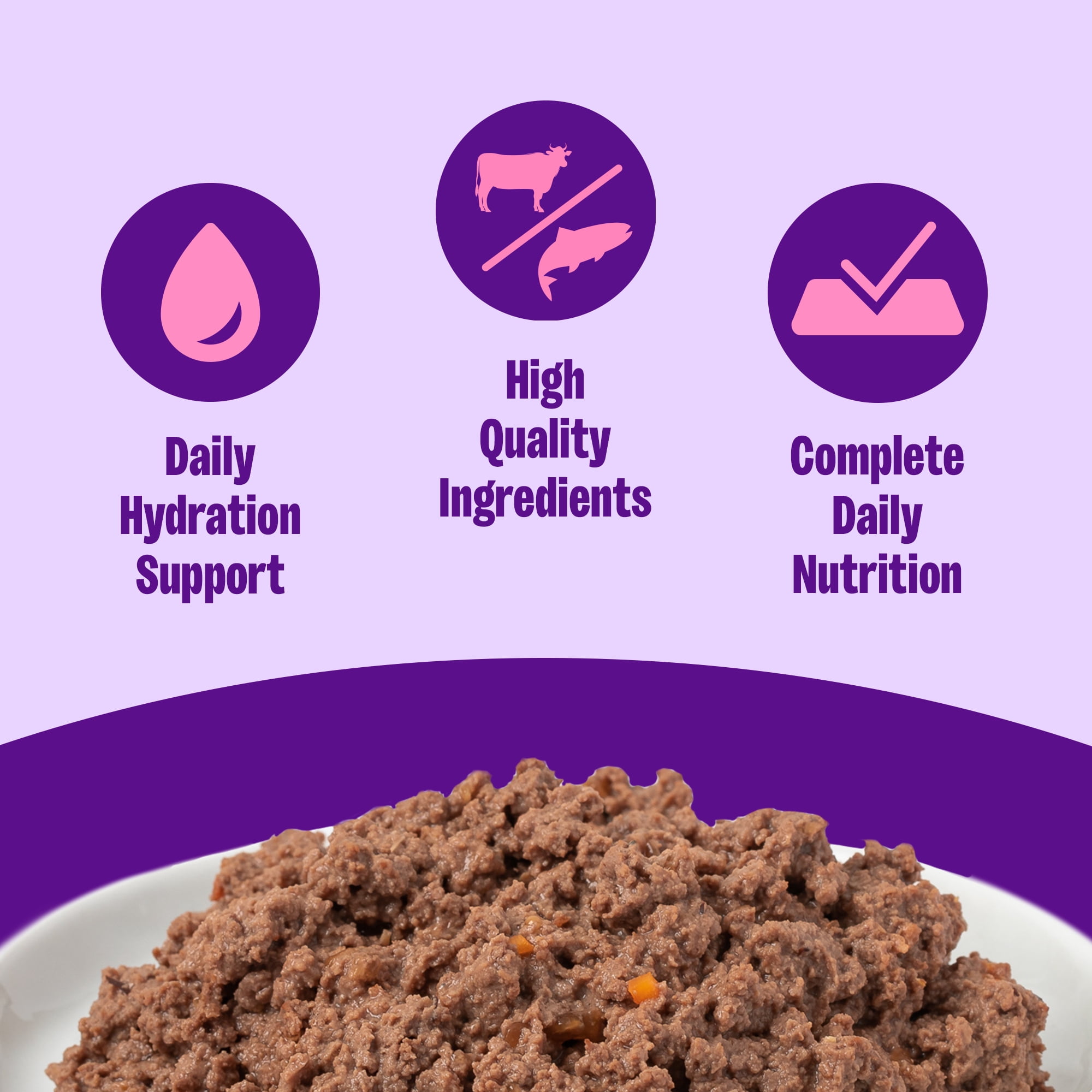 Wellness Complete Health Pate Adult Wet Cat Food, Natural, Protein-Rich, Grain Free, 3 Ounce, 24 Pack, (Beef & Salmon)