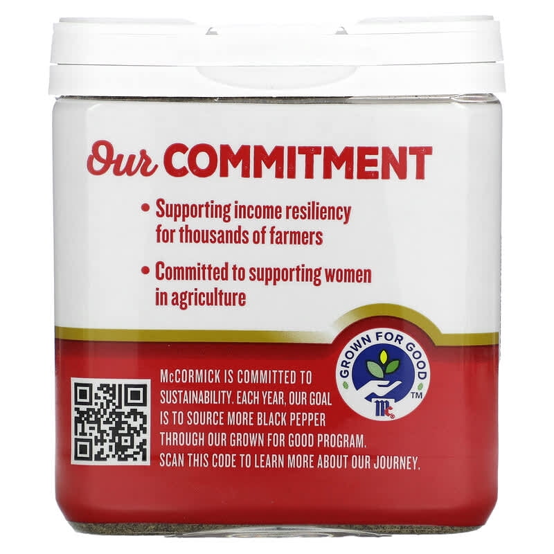 McCormick, Pure Ground Black Pepper, 3 oz Pack of 4