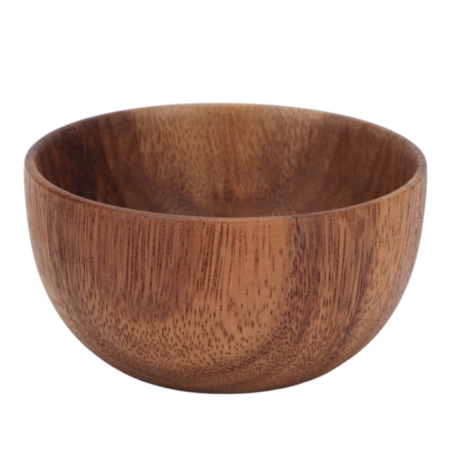 Tazón De Jabón De Afeitar De Madera, Taza De Crema De Afeitar De Madera De Superficie Lisa Espumosa Portátil De Gran Capacidad Para Peluquería