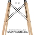 thumbnail image 3 of Mesa Redonda de Madera Mirel estilo minimalista Moderno 80 cm rosa, 3 of 10