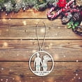 thumbnail image 3 of TIELUTT Throw Everything Behind the Wooden Christmas Tree with Interesting Christmas Decorations Light Garland Plug in Weight Ornament String Garland for Chandelier Glass Paper Trees, 3 of 5