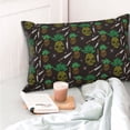 thumbnail image 4 of Pofeuu Pineapples Print Polyester Microfiber Plush Pillowcases, Super Soft and Cozy Pillow Case Covers with Envelop Closure（Pillow core not included）-14"x20", 4 of 6