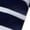 Navy, variant on Womens Striped Shirt Fitted Collared Neck Short Sleeve T Shirt Green M(M)