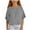 Gray, variant on Fozruso Girls Shirt And Linen Half Sleeved Ruffled Girls Fashionable Round Neck T Shirt Solid Color Loose Casual T Shirt Suitable For 5 15 Years Summer Tops,Sizes 5-6 Years Black