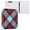 Tartan Pattern With Blue Accents, variant on Hard Shell Ring Binder With Clip Holds 200 Sheets Office Home Organization Victorian-inspired Design