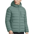 thumbnail image 6 of Txeol Men's Packable Down Jacket Lightweight Zip Up Puffer Jackets Winter Thermal Warm Hooded Coats with Pockets,Mint Green,S, 6 of 9