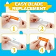 thumbnail image 6 of DIYSELF Utility Knife 12 Pack, Box Cutter Retractable with Razor Blade, 6 of 7
