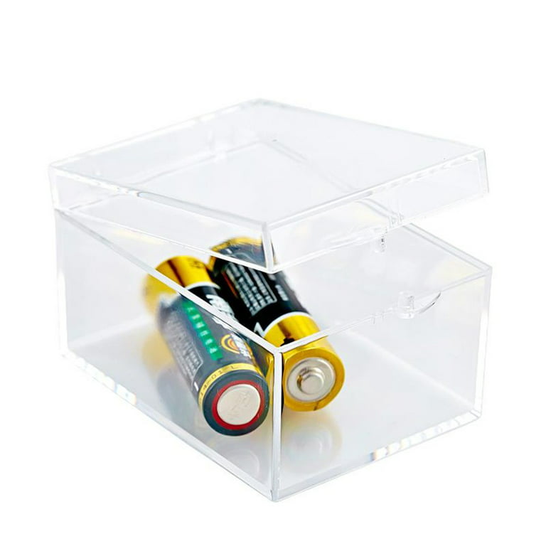 Clear Plastic Box Rectangular Insect Specimen Display Box Storage Organizer  Case
