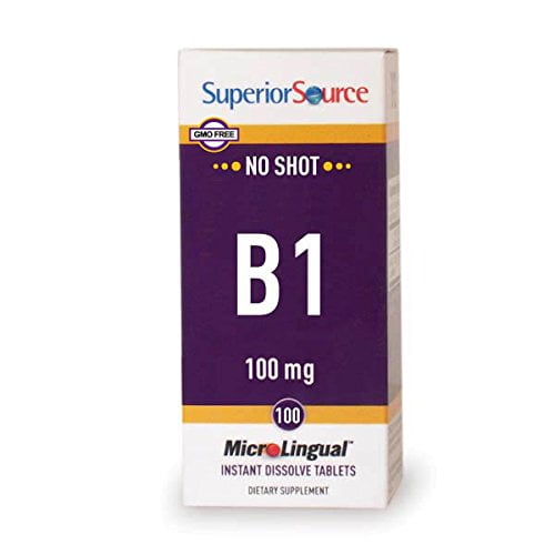 Superior Source Vitamin B1 (Thiamin), 100 mg, Under The Tongue Quick
