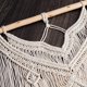 thumbnail image 5 of Macramé para colgar en la pared, elegante tapiz de madera flotante, decoración de pared tejida, habitación independiente, apartamento, dormitorio, regalos, decoración de balcón, 35 cm (ancho, 5 of 5