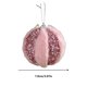 thumbnail image 3 of Adorno para el Baile de Navidad | Esfera rosa de la espuma | Decoración navideña ligera y duradera | Cubo de 7,8 cm | Bucle colgante incluido | Paquete individual para el envoltorio de regalo de, 3 of 6