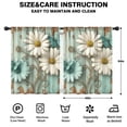 thumbnail image 2 of Blackout Kids Curtains,Daisies and Butterflies Childrens Insulated Curtains Set Of 2,Bedroom Essentials,Toddler Room Decor 42x54in(106x137cm), 2 of 4