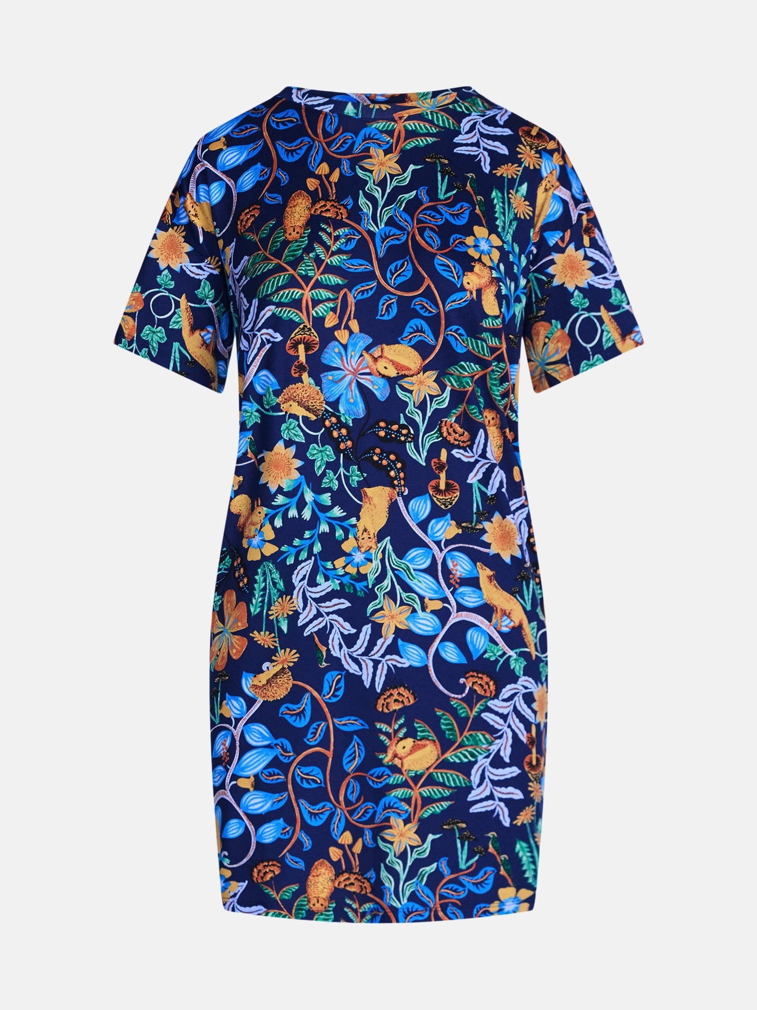 Joyspun Women’s Dreamy Soft Collection Short Sleeve Sleep Shirt, Sizes S/M to 2X/3X