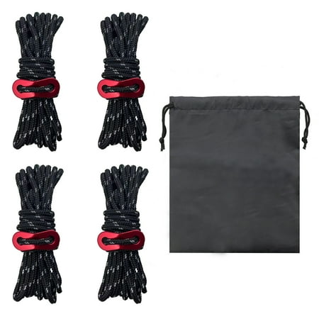 

BESTHUA Outdoor Reflective Guy Lines Tent Cords Portable Camping Ropes