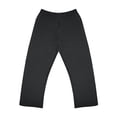 thumbnail image 1 of Pantalón tipo yoga Fruit Of The Loom Para mujer, de felpa, negro, talla CH, 1 of 4