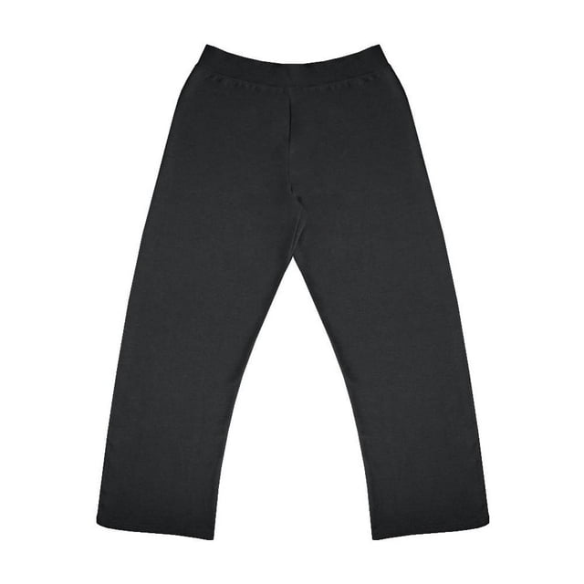 Pantalón tipo yoga Fruit Of The Loom Para mujer, de felpa, negro, talla M