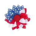 thumbnail image 1 of American Independence Day Garland Knitted Foldable Wreath, 1 of 9