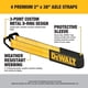 thumbnail image 2 of Kit de correas de amarre para ejes DEWALT DXBC80005 negro/amarillo 2 x 38, 2 of 9