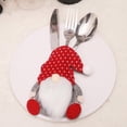 thumbnail image 2 of Esho 1Pc/4Pcs Christmas Tableware Holders Pocket Santa Claus Knife And Fork Bags Decor, 2 of 5