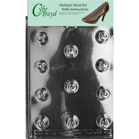 

Cherry Bon-Bon Chocolate Candy Mold with Exclusive Cybrtrayd Copyrighted Molding Instructions Pack of 6