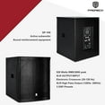 thumbnail image 5 of PRORECK SP-18X Active Powered PA DJ Subwoofer Cabinet 18 inch 3000W P.M.P.O (One Sub), 5 of 5
