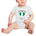 thumbnail image 2 of Everyone Loves an Nigerian Girl Cute Baby Romper Bodysuit For Boy Girl (White, 3-6 Months), 2 of 5