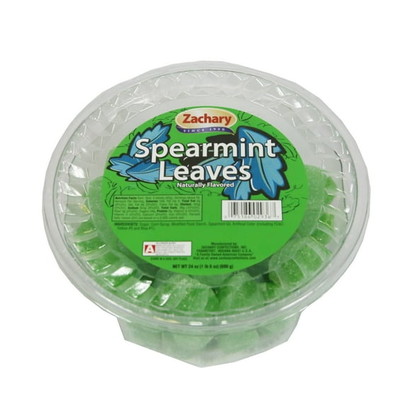 Zachary, Spearmint Leaves Candy, 24 Oz