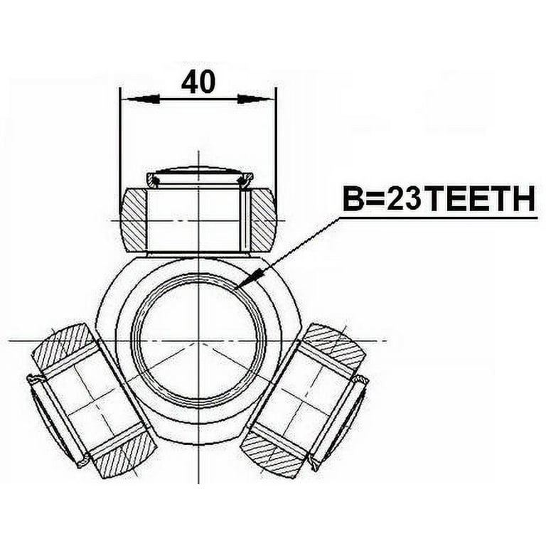 Febest TRIPOD JOINT 23X39.9 # 2116-CB320AT OEM 1552948