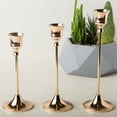 thumbnail image 4 of 3pcs/set Metal Candelabra Candle Holder Wedding Table Centerpieces Stand Candelabrum Desktop Home Decoration, 4 of 14