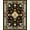 Black Gold, Pattern 18, variant on ODIKA 8'x10' Washable Area Rug Non-Slip Chair-Friendly Mat Gothic Haul Phase Ornate Scroll Border Mystical Corridor Grey for Dining Room, Large Office, Lounge