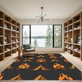 thumbnail image 2 of ODIKA 4' x 6' Machine Washable Non-Slip Area Rug, graphic print High Traffic Rug, Black, 1137526, 2 of 7