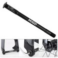 thumbnail image 2 of Fourche avant par Essieu, Remplacement d'Essieu de Roue Réparant, Alliage d'Aluminium, Durable, Couleur Noire L 177mm, 2 of 8