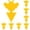 A_A*10, variant on Yellow Sticky Traps for Plant Gnats, 1 Pc Fruit Fly and Gnat Trap Yellow Sticky Bug Traps for Indoor/Outdoor Use - Insect Catcher for Flies, Mosquitos, Fungus Gnats, Flying Insects, Style B