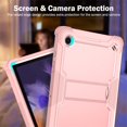 thumbnail image 4 of SaniMore for Samsung Galaxy Tab A8 (SM-X200/X205) 10.5" 2022 Case, 3 Layers Multi-Functional [Built-in Kickstand] Heavy Duty Shockproof Rugged Protective Case for Samsung Galaxy Tab A8, Rosegold, 4 of 7