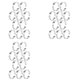 thumbnail image 1 of Paquete de 30 Anillos Circulares para Tartas de 12 cm con Agujeros, de Acero Inoxidable, para Tartas, Quiches, Pasteles, Mousse, Moldes para Hornear en la Cocina., 1 of 5