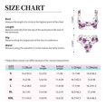 thumbnail image 6 of Daiia Orchids Flowers Women's Bikini Set Two Piece Swimsuit High Waisted Bikini Adjustable Straps Bikini Perfect for Beach, Pool, and Summer Vacation-, 6 of 9