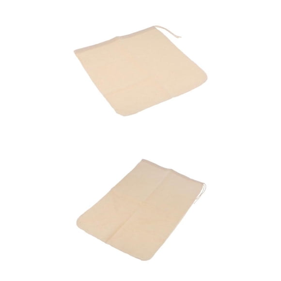 2pc Té Reutilizable Colador de Malla Fina Bolsa de de Tela