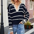 thumbnail image 2 of Siilsaa Sweaters for Women Trendy Crewneck Long Sleeve 2024 Fall Oversized Side Slit Ribbed Knit Pullover Sweaters Top Cozy Outfits Black,L, 2 of 5
