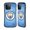 Blue Full Colour, variant on Head Case Designs Officially Licensed Manchester City Man City FC Badge Geometric Blue Full Colour Hybrid Case Compatible with Apple iPhone 14 Pro Max
