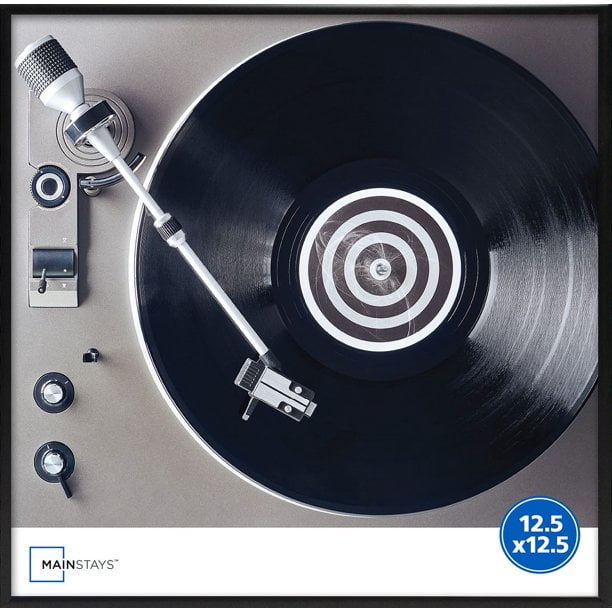 Mainstays 12x12 Black Metal Frame, Black