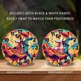 thumbnail image 2 of Mexican Couple Dance Wall Clock Colorful Fiesta 10-Inch Silent Wooden Wall Clock, Battery Operated (AA Batteries Not Included), Artistic Home Decor, 2 of 7