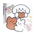 thumbnail image 5 of Mouse Pad Bear Cartoon Wear-resistant Anti-slip Cute Animal Computer Mat for Home - A, 5 of 5