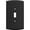 Matte Black, variant on Franklin Brass Soft Arch (3-Pack) Decorative Light Switch Cover Wall Plates Pure White 1-Gang Oversized Wall Plate Switch/Toggle Plate Guards Electrical Outlet Covers W35891K-PW-CP