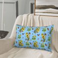 thumbnail image 5 of Rateoe Sunflowers And Bees Pattern Pillow Covers with Invisible Zipper(Pillows are not Included) Standard Pillowcases-20"x30", 5 of 6