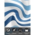 thumbnail image 7 of Blue Ombre Striped Cloth Napkins Set of 4 Reusable Dinner Napkins, Modern Abstract Gradient Lines Art Cocktail Napkin Washable Table Napkins for Wedding/Holiday Party/Baby Shower 20"x20", 7 of 7
