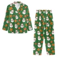 thumbnail image 5 of FOR U DESIGNS Christmas Snowman Pajama Sets for Women 2 Piece Button Up Long Sleeve Button Pajamas Tops for Women Size M Womens Nightwear Sets Button Front Sleepwear, 5 of 6