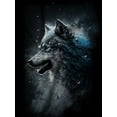 thumbnail image 4 of Men's Wolf 3D Print Pattern T-Shirt, Casual Crew Neck Short Sleeve, Sports Short Sleeve, Running Top, Slim Fit Style, Knitted Fabric with Slight Elasticity, Animal Theme T-Shirt, 4 of 5
