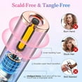 thumbnail image 3 of YiJuHui 1pcs Rechargeable Automatic Hair Curler with LCD Screen & 6 Temperature Settings, Quick Heat Ceramic Curling Wand for Long-Lasting Waves, Portable Styling Tool with Safety Auto-Off, 3 of 8